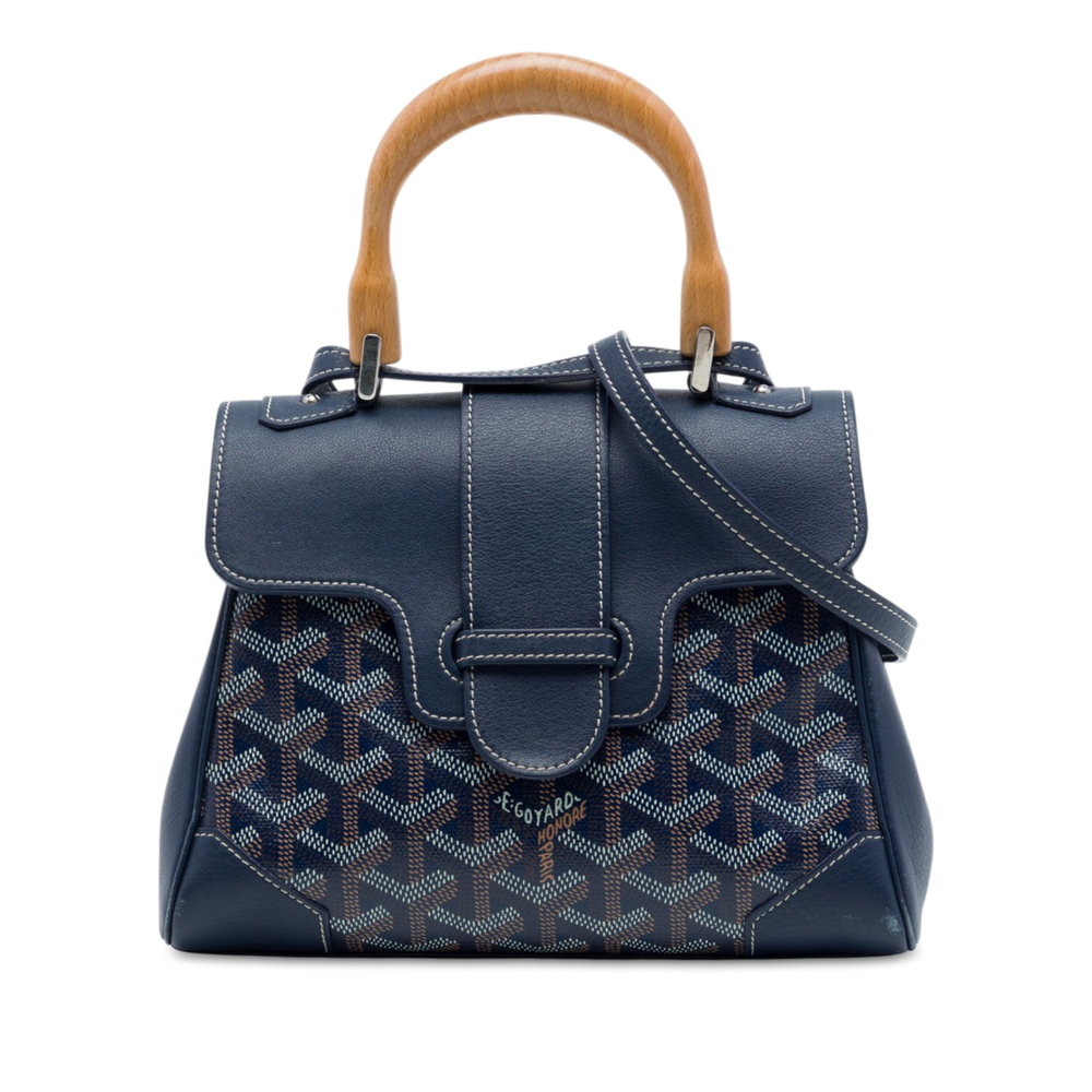 Pre-Loved Goyard Mini Goyardine Saigon Structured